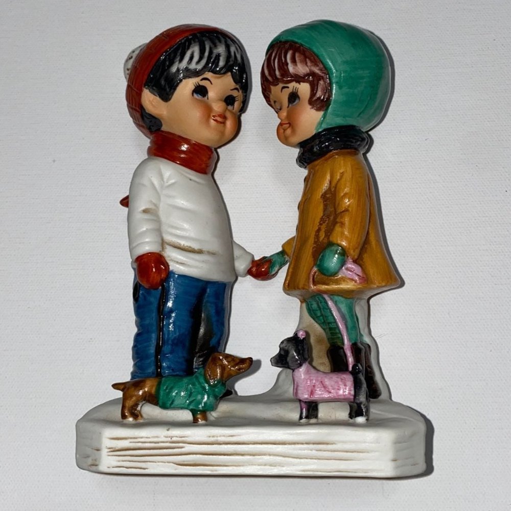 Vintage chritmas/winter Gorham figure